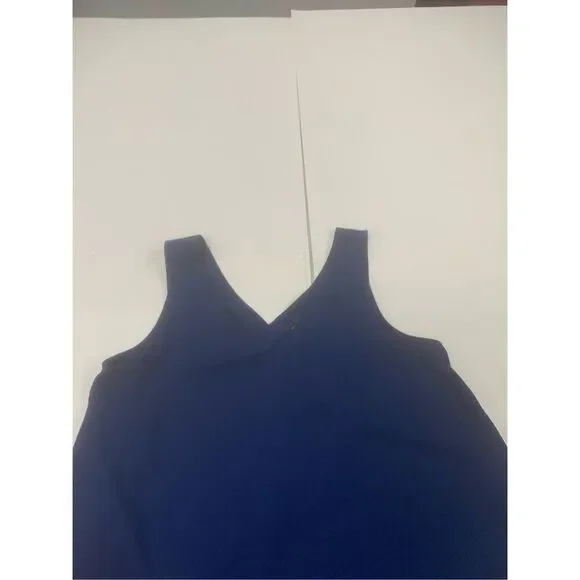 Navy Silk Tank - Picture 5 of 8